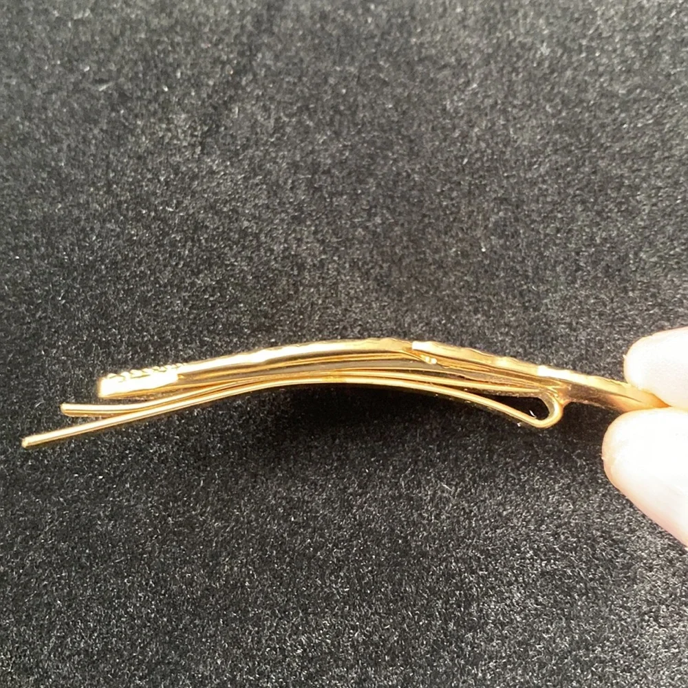 Gold & Rhinestone Hair Pin - Picture 4 of 7